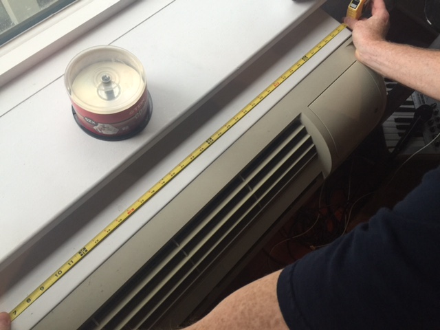Measuring a PTAC Air Conditioner
